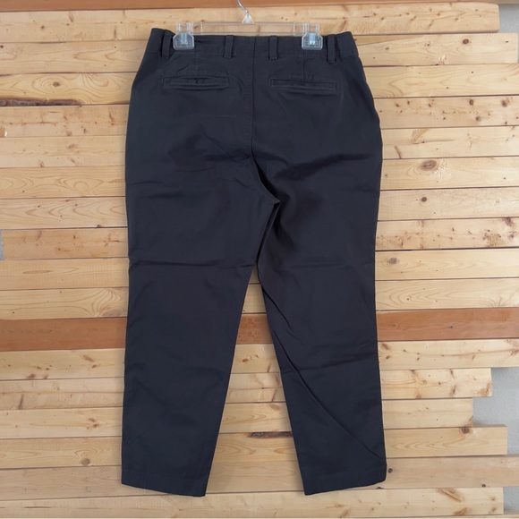 Gap Women’s Downtown Khaki Green & Black Cotton Blend Capri Pants Plus Size 14 - Picture 11 of 12